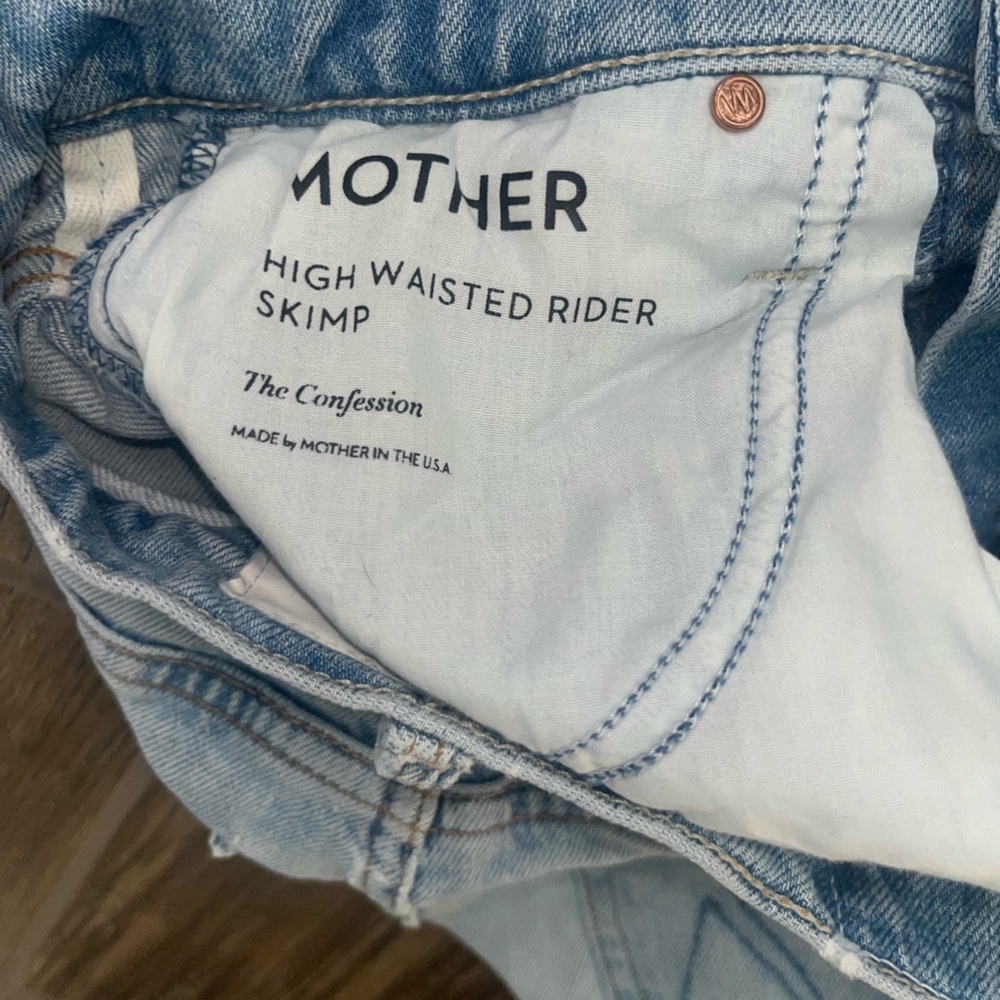 MOTHER Superior High Waisted Rider Skimp The Confession jeans - Picture 7 of 7